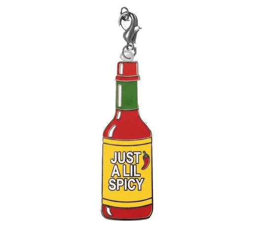 Just A Lil' Spicy Hot Sauce Bridle or Braid Charm