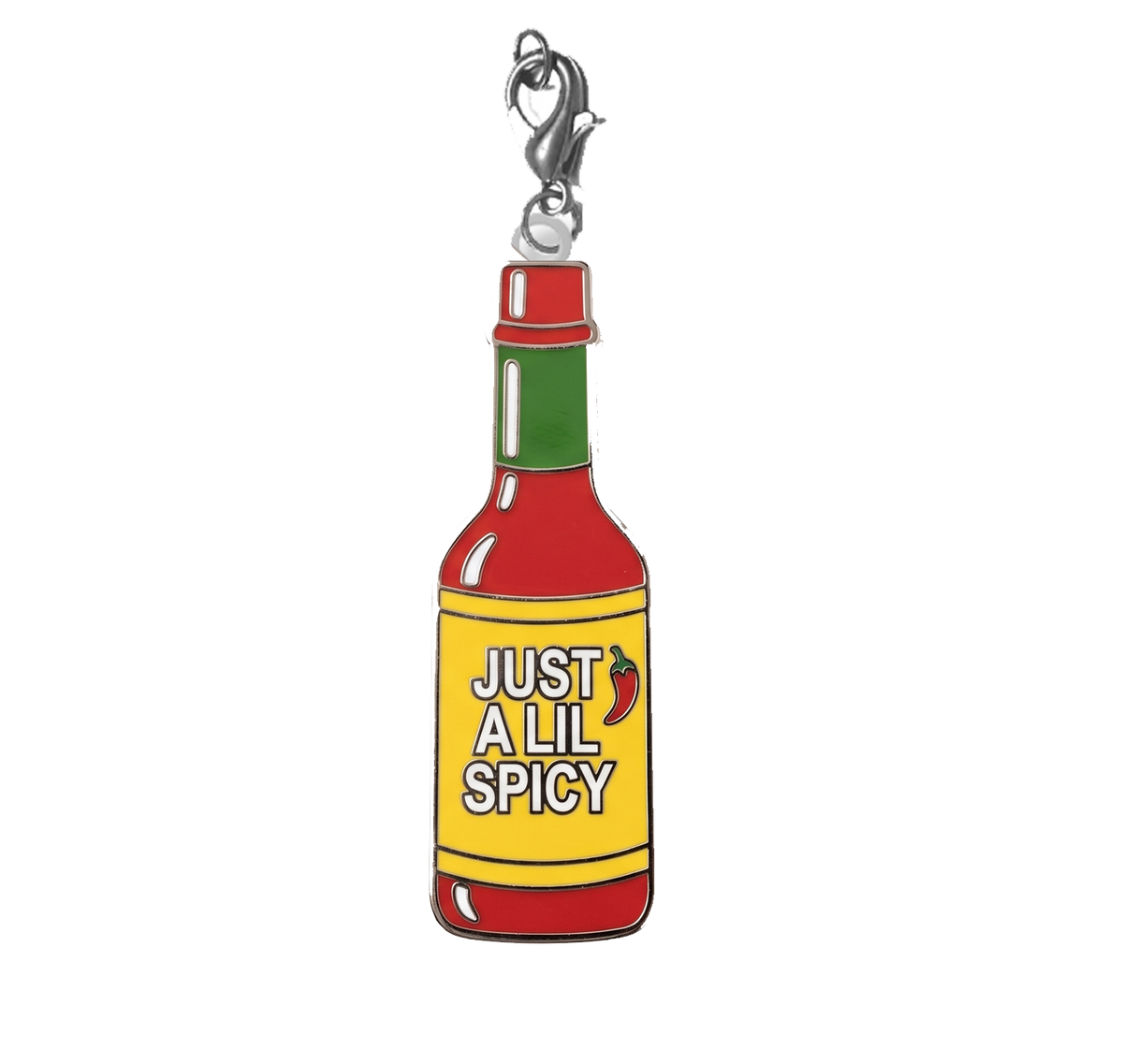 Just A Lil' Spicy Hot Sauce Bridle or Braid Charm