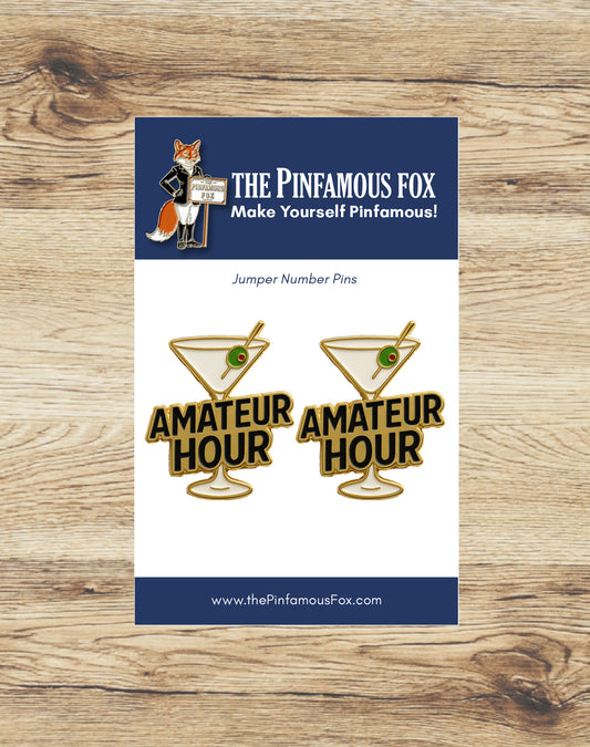 Amateur Hour Jumper Number Pin Set