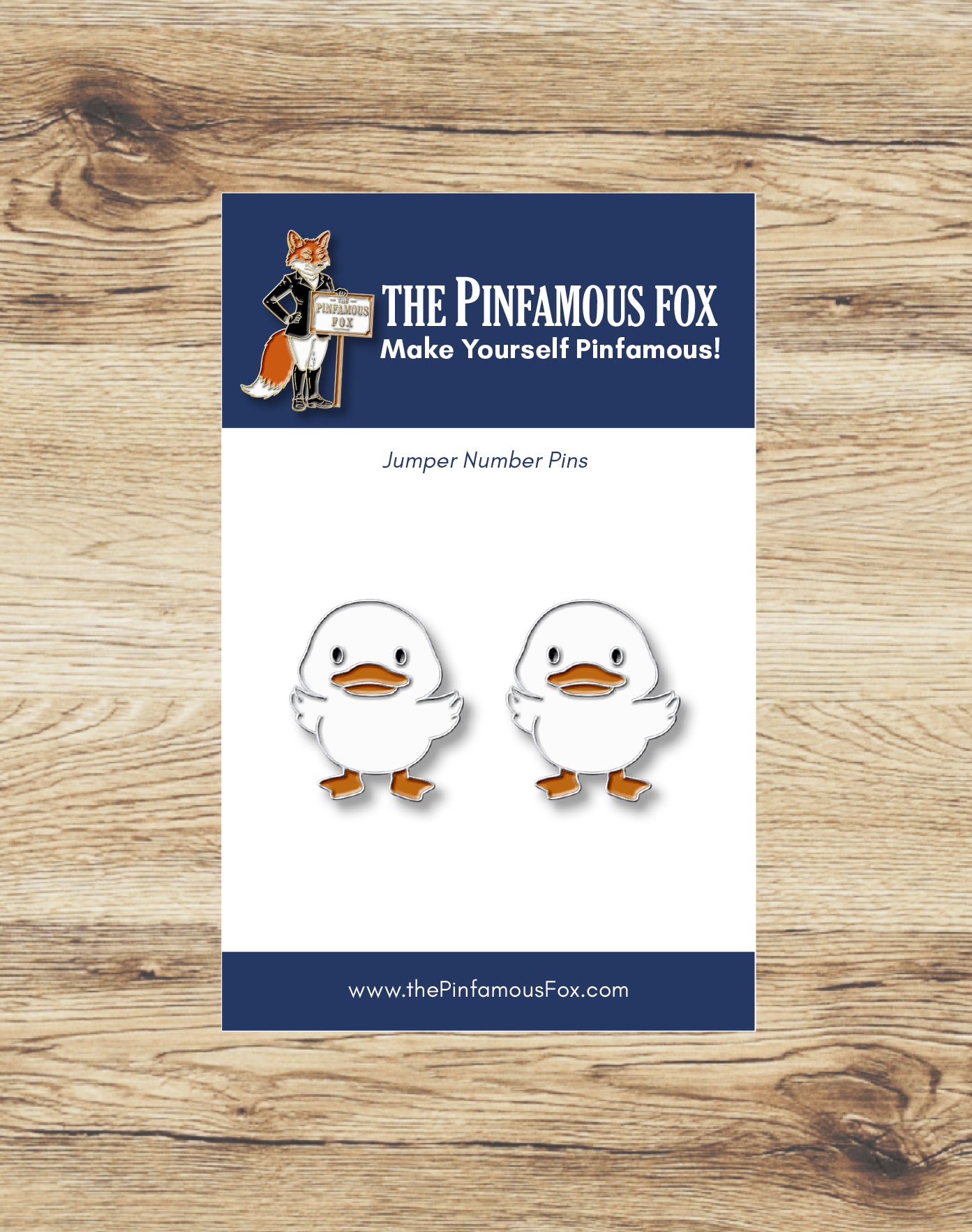 Duck Jumper Number Pin Set