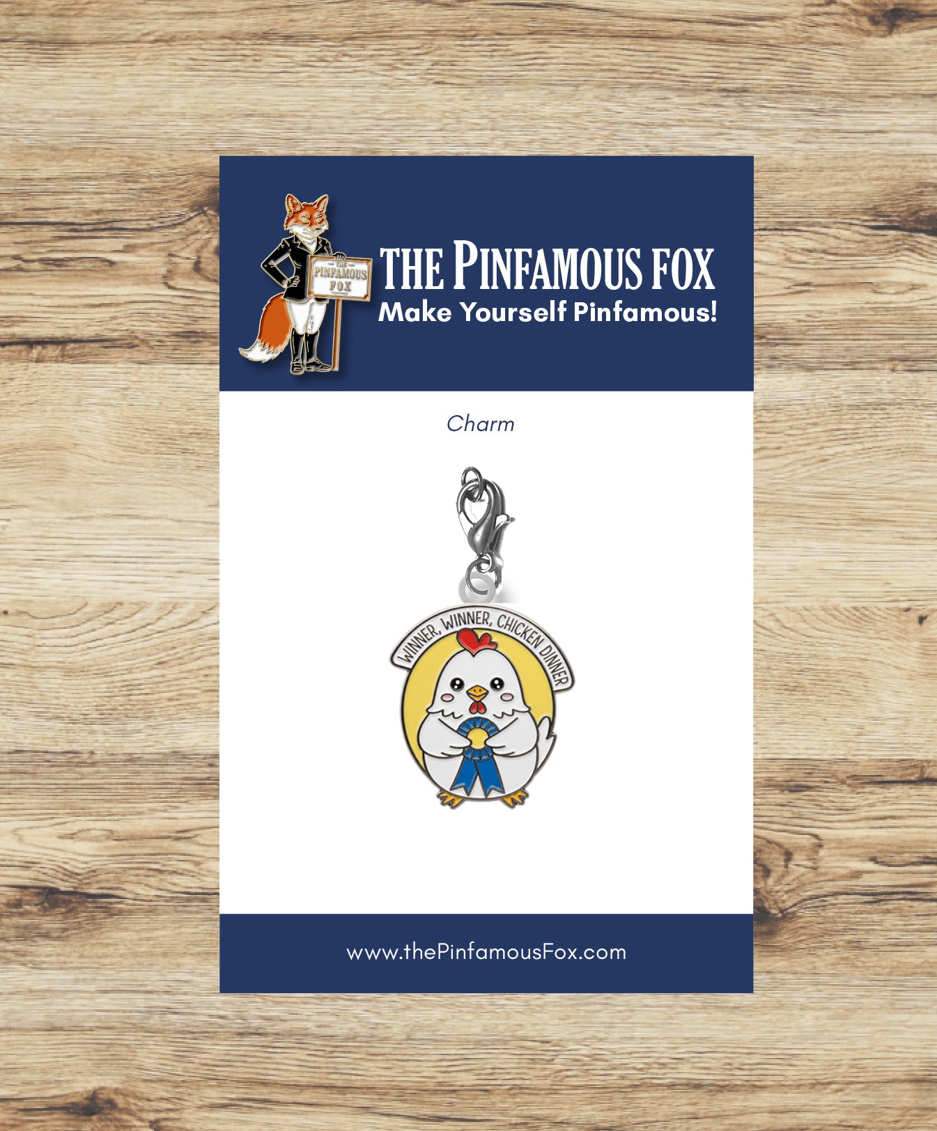 Winner Winner Chicken Dinner Bridle and Braid Charm