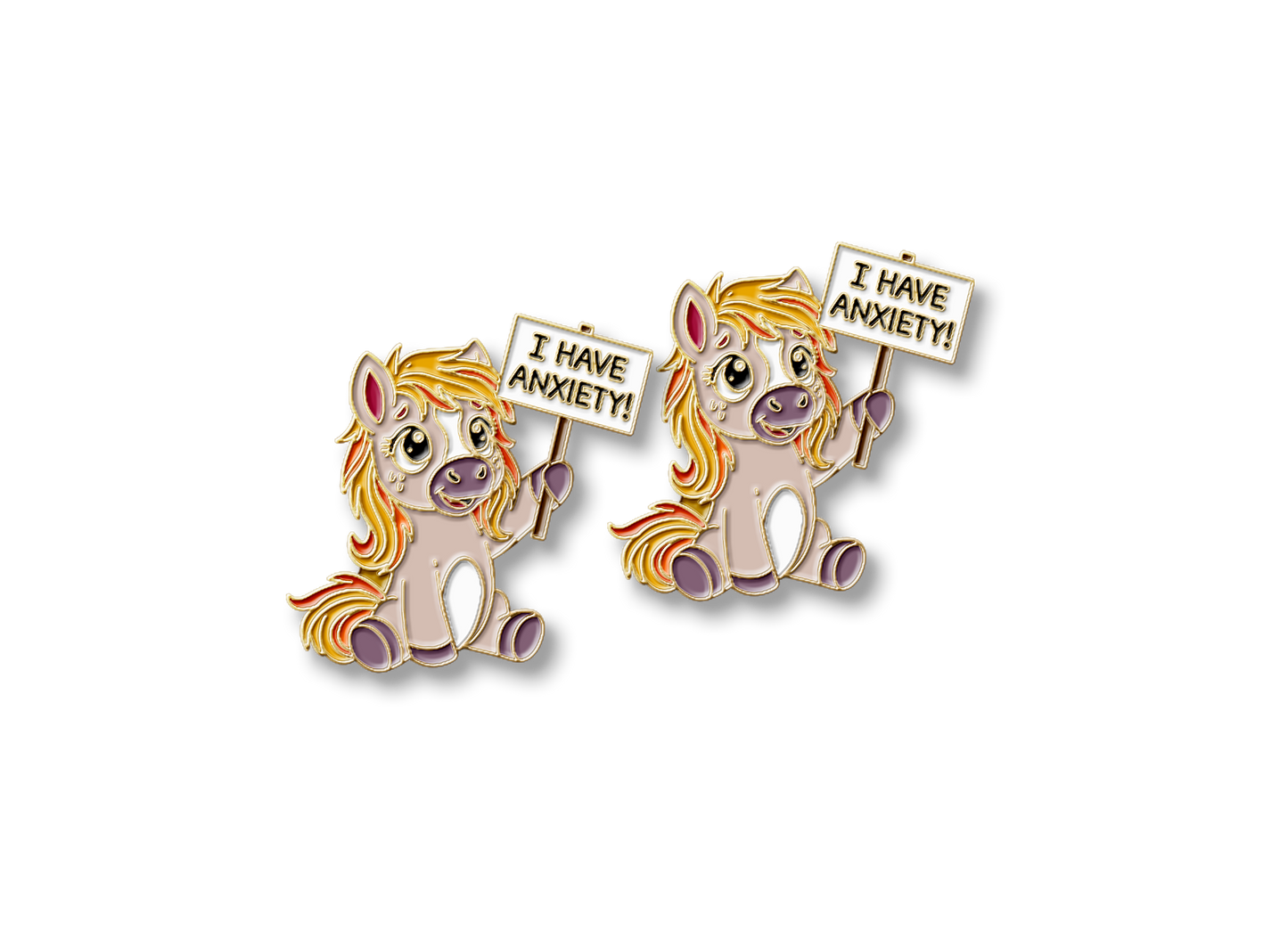 I Have Anxiety Number Pin Set