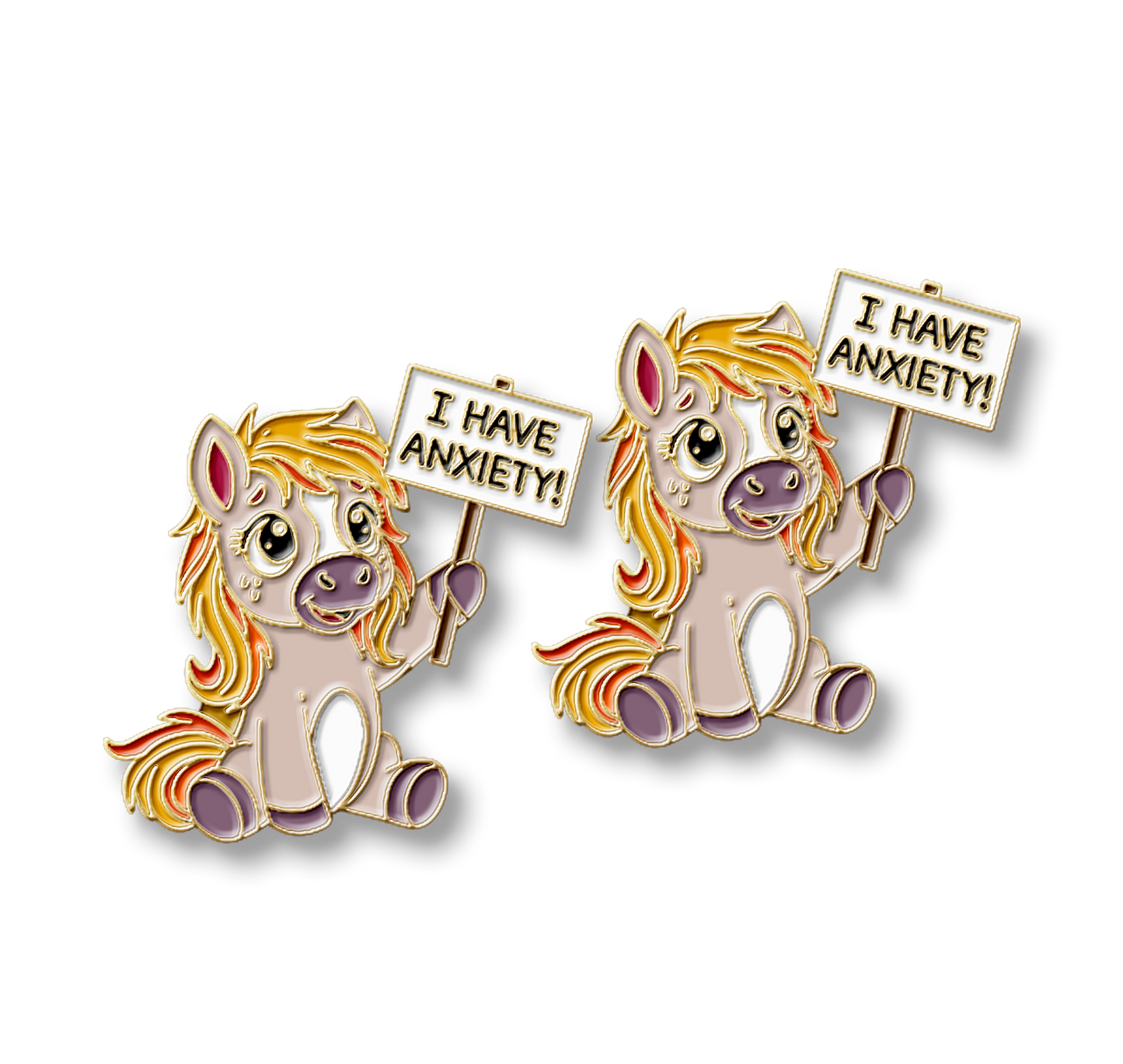 I Have Anxiety Number Pin Set