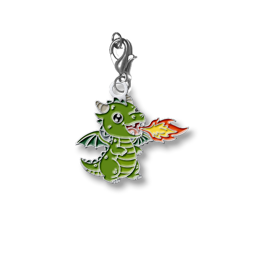 Fire Breathing Dragon Charm