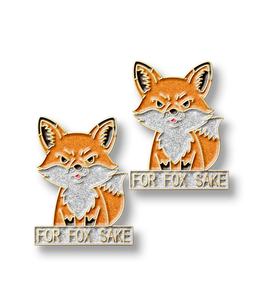 For Fox Sake Jumper Number Pins