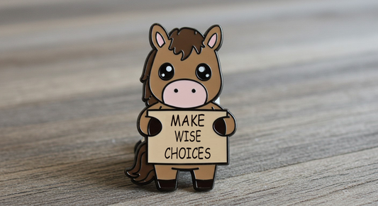 Make Wise Choices Enamel 2" Magnet