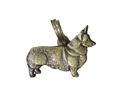 Gold Corgi Charm