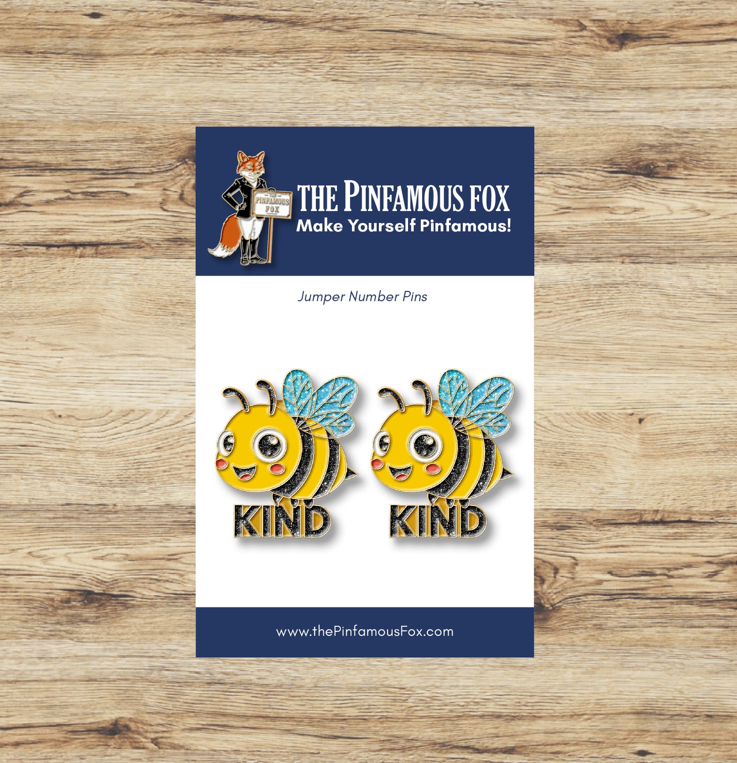 Bee Kind Number Pin Set!