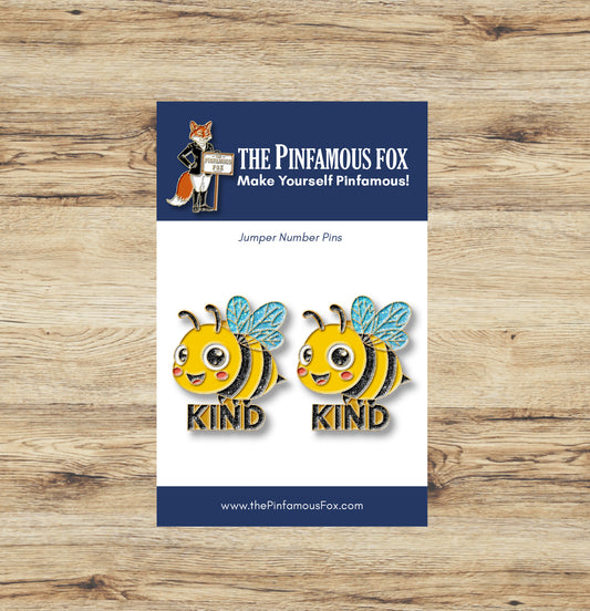 Bee Kind Number Pin Set!