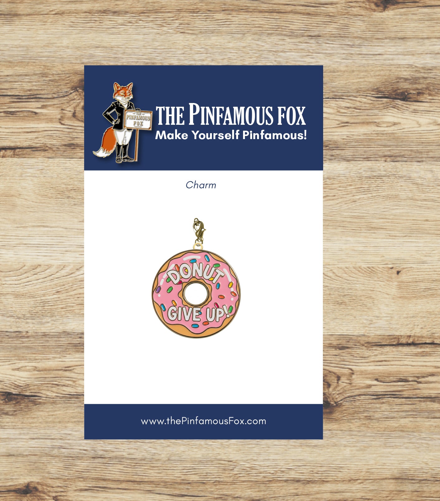 Donut Give Up Bridle and Braid Charm