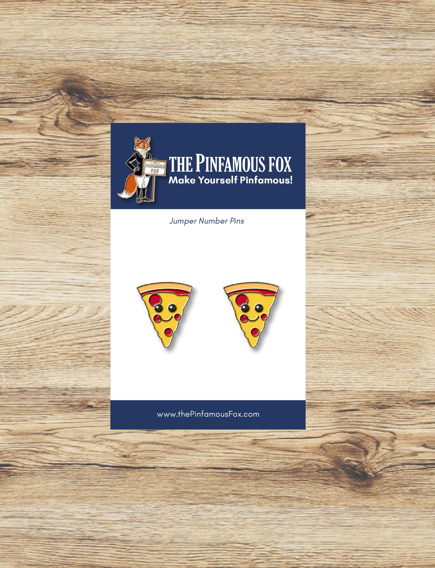 Pizza Number Pins
