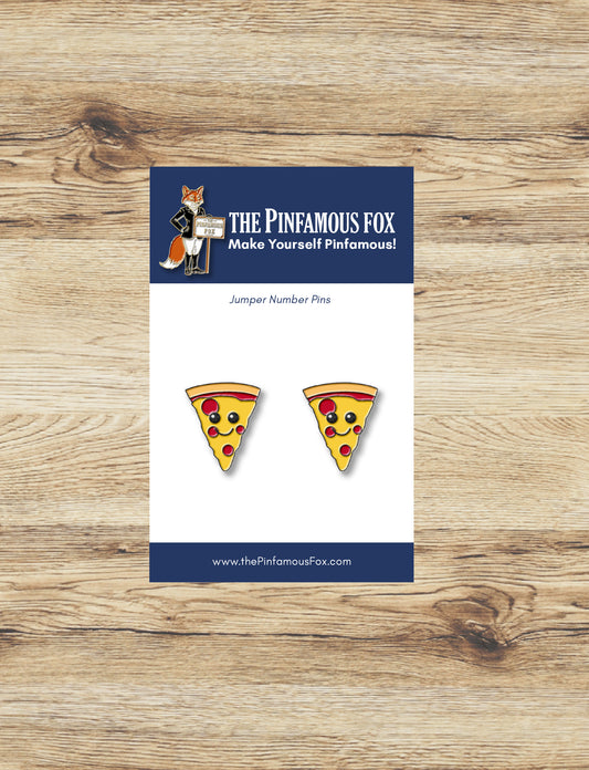 Pizza Number Pins