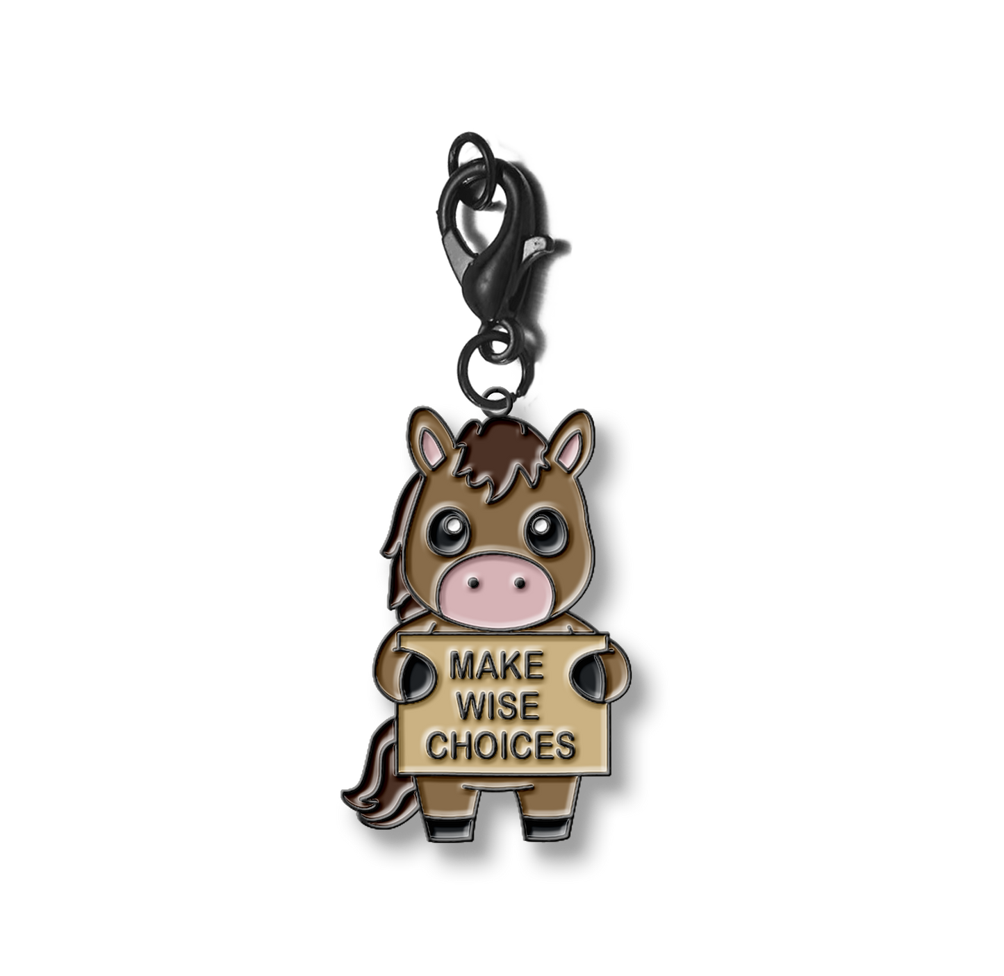 Make Wise Choices Charm