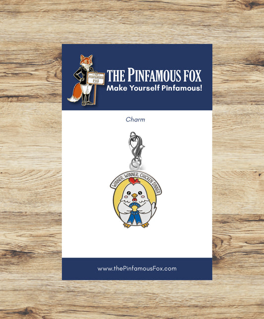 Winner Winner Chicken Dinner Bridle and Braid Charm