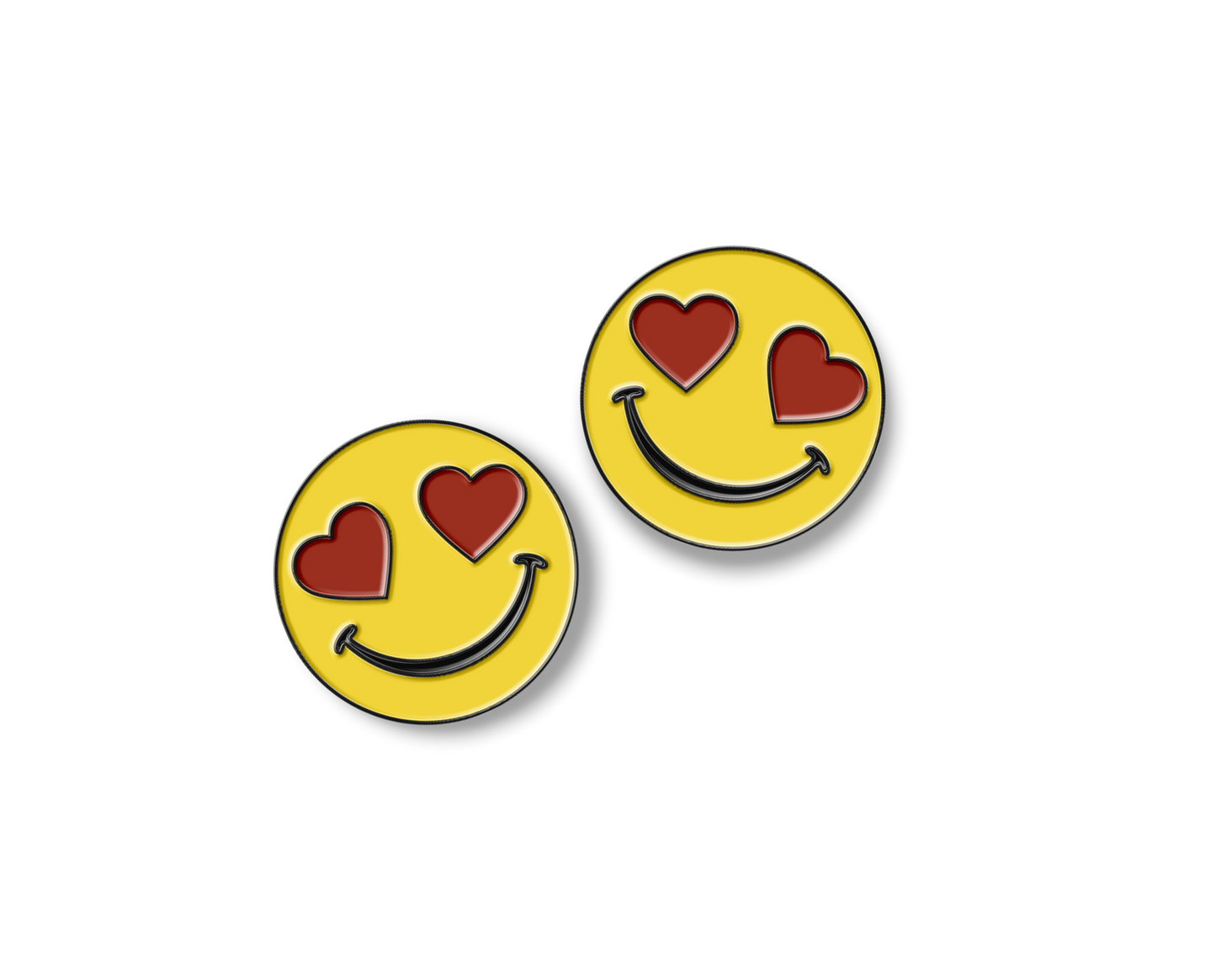 Heart Emoji Jumper Number Pins
