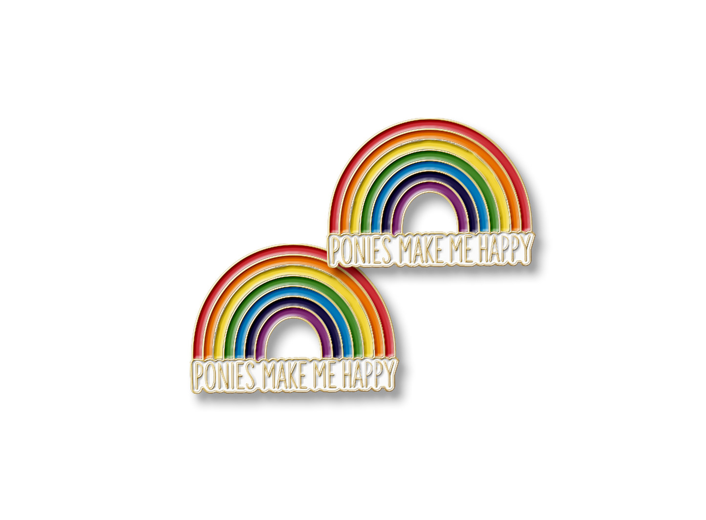 Ponies Make Me Happy Pin Set