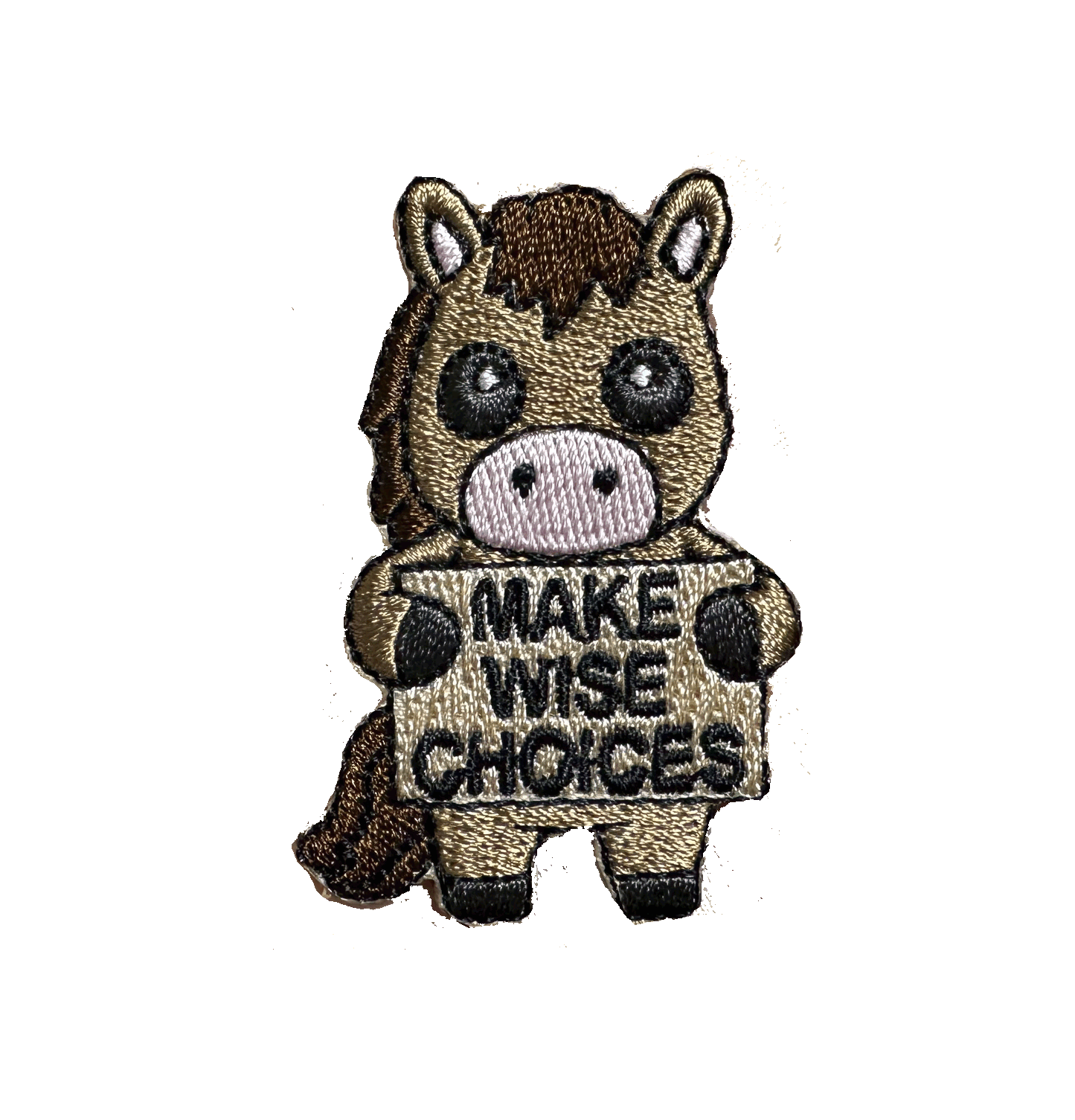 Make Wise Choices Iron On Patch